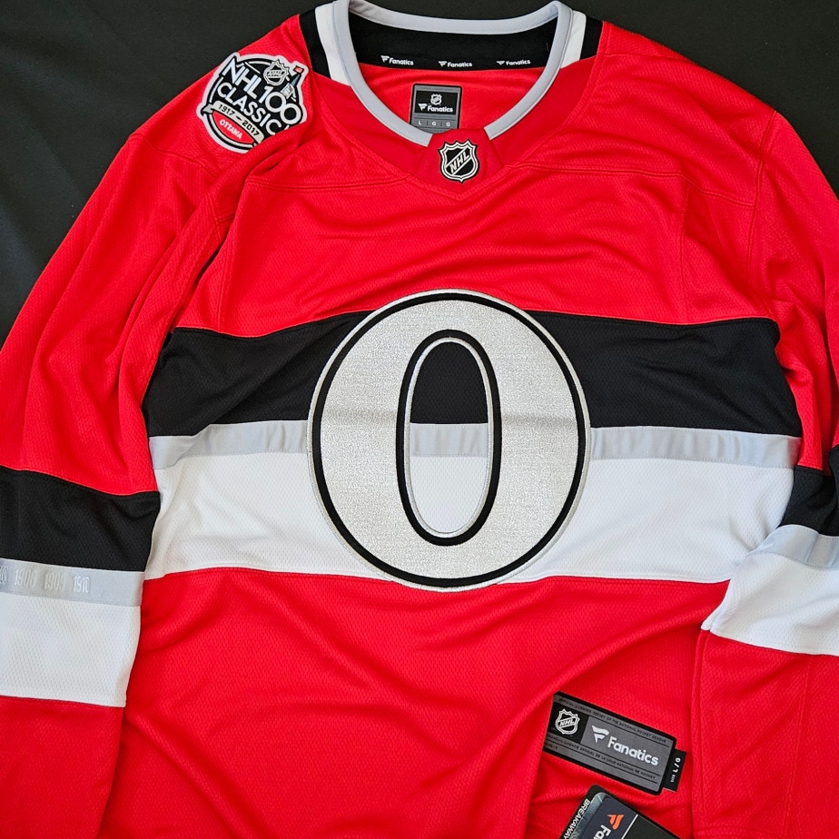 NWT Ottawa Senators NHL 100 Classic jersey large