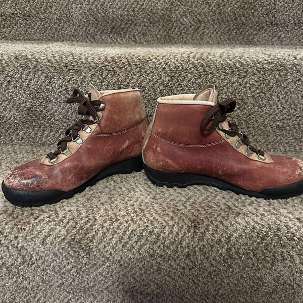 Vintage Vasque Mens Sz 8M Skywalker Hiking Boots Red Brown  display picture 3