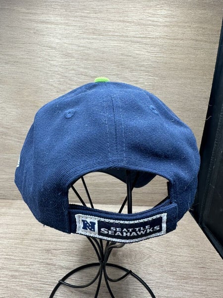 NEW ERA 9FORTY Seattle Seahawks Adjustable Hat NFL Football Blue