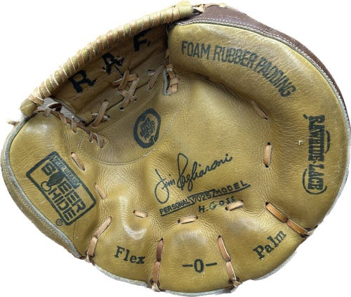 Pro Sports 7025 Catchers Mitt Glove Steer Hide Flex Palm Jim Pagliaroni Vintage