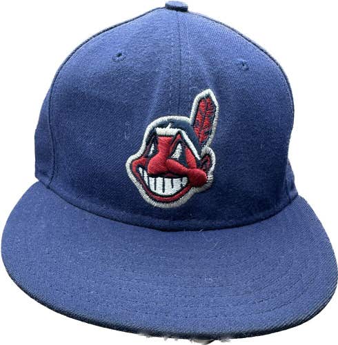 Cleveland Indians New Era 59FIFTY Authentic Collection On Field Fitted HAT 7 1/2