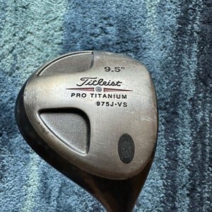 Titleist Pro Titanium 975J-VS 9.5 RH Driver YS-6 Msi 70 S-flex Graphite Shaft
