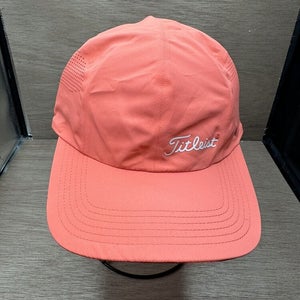 Titleist Pink Ribbon Cap Hat Womens Pink Breast Cancer Golf Strap Back Nylon