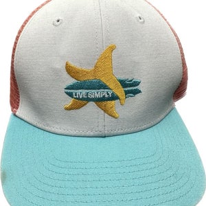 Patagonia Live Simply Surfing Starfish Rare Trucker Snapback Hat