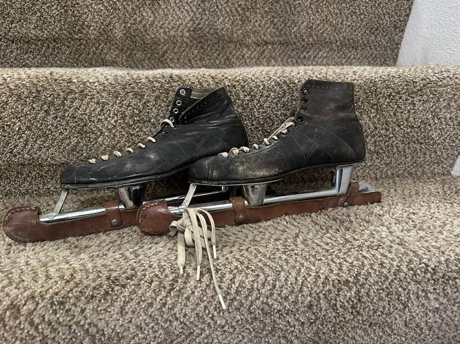 Antique Ice Speed Skates HI-SPEED Nestor-Johnson Size 5
