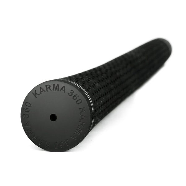 Karma Golf 360 Revolution NO LOGO Rubber Golf Grip - All BLACK - STANDARD