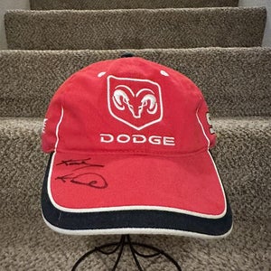 Nascar Dodge Kahne #9 Chase Authentics Autographed Cap Hat Adult Adjustable Red