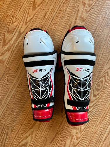Used Bauer 15"  Vapor X80 Shin Pads
