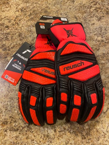 Orange New Small / Medium Reusch Gloves