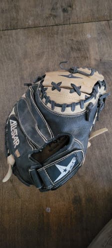 Used All Star Right Hand Throw Cm1011 Catcher's Glove 31.5"