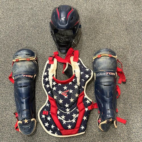 Used Intermediate Easton Elite X Catcher's Set