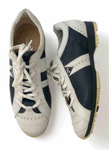 Walter Genuin Navy & White Golf Shoes Ladies 7.5 US 38 EU