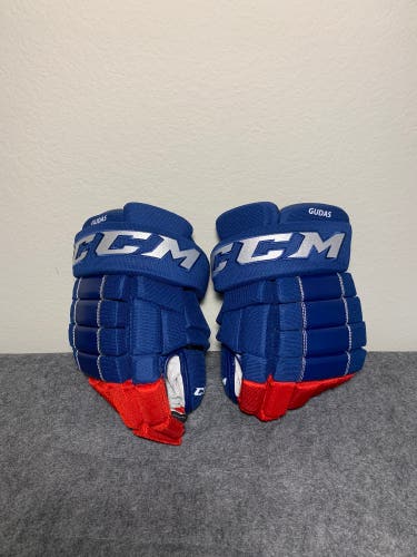 New CCM 14" Pro Stock HG4RRP Gloves - Radko Gudas