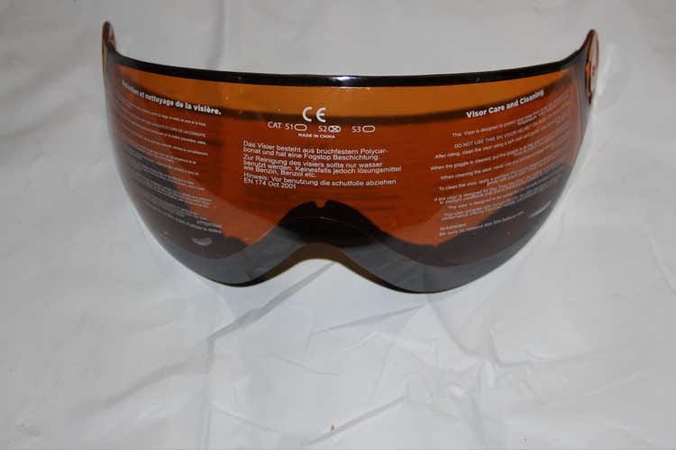 NEW  spare Helmet  lens visor Spare Visor  for ski snowboard helmet L/XL  size
