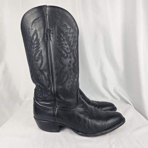 Nocona NB2005 Mens Size 9 EE Imperial Calf Leather Western Boots Black Cowboy
