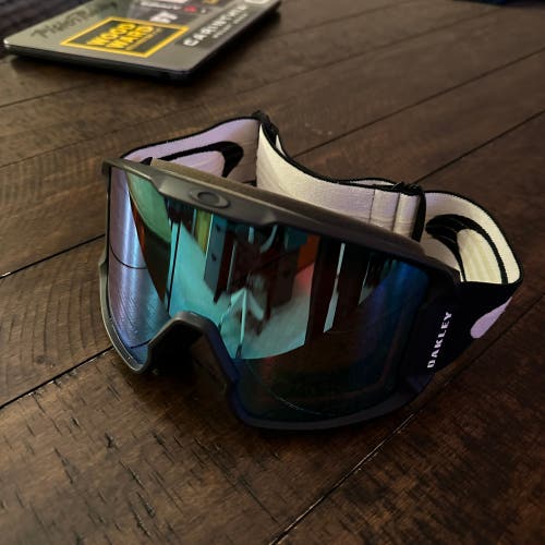 Oakley Line Miner Prizm Ski Goggles Black/Blue