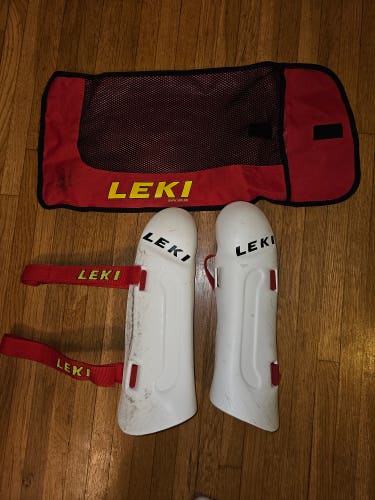 Shin Guards Used One Size Fits All Leki Shin Guard