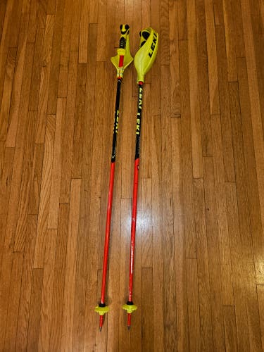 Used 44in (110cm) Leki Racing World Cup Lite SL Ski Poles