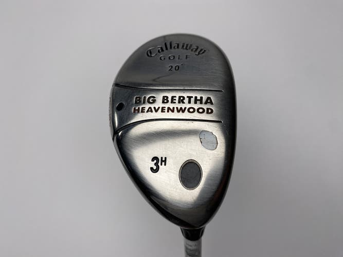 Callaway Big Bertha Heavenwood 3 Hybrid 20* Uniflex Steel Mens RH