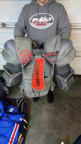 Used XL Warrior  Ritual G4 Goalie Chest Protector