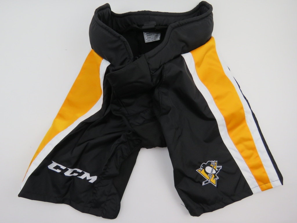 Size XL - CCM PP90C Girdle Shell - Team Stock PIttsburgh Penguins #4 - Pro  Stock Hockey