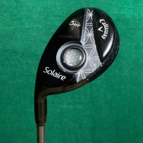 LH Lady Callaway Solaire 5 Hybrid Factory Graphite Ladies *Dent*