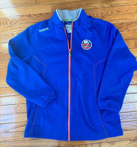 New York Islanders Blue Used Men's Large Reebok Jacket