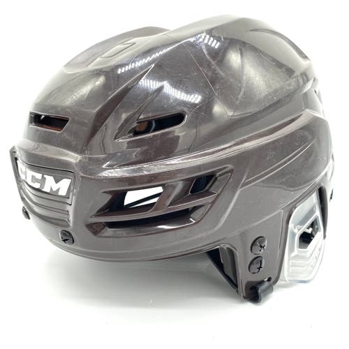CCM Tacks 710 - USed AHL Pro Stock Hockey Helmet (Brown)