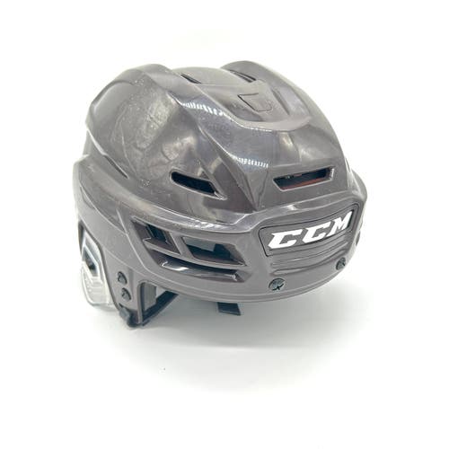 CCM Tacks 710 - Used AHL Pro Stock Hockey Helmet (Brown)