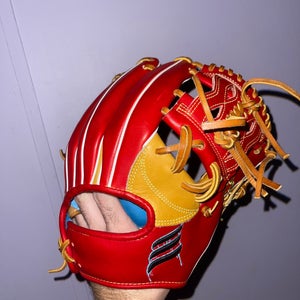 Emery 11.75" Custom Red Tan Japanese Kip