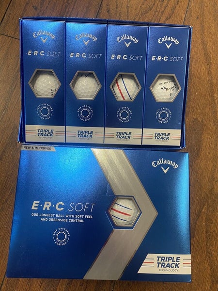New 2 Dozen Callaway ERC Soft Triple Track White