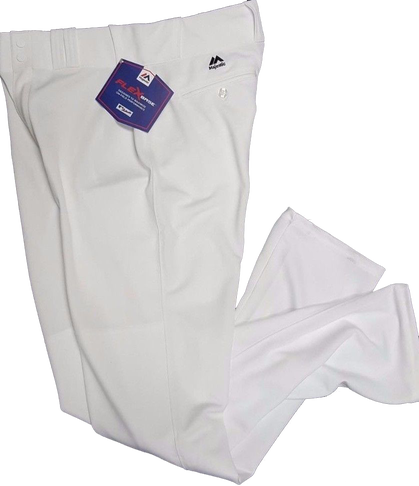 White Adult New XL Majestic Game Pants