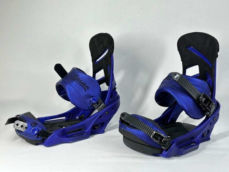 Size M 8 11 Burton Mission EST Mens Snowboard Bindings 189