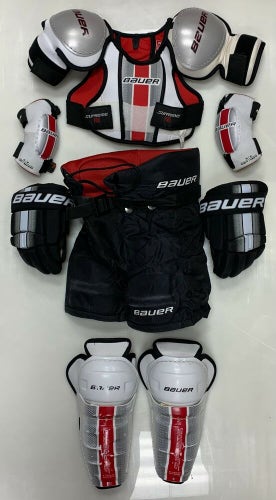 Bauer Youth Hockey Complete Equipment kit Medium package Junior set ice shin 8"