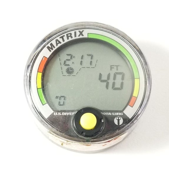 US Divers / Aqua Lung Matrix Scuba Dive Diving Computer Puck Module ...