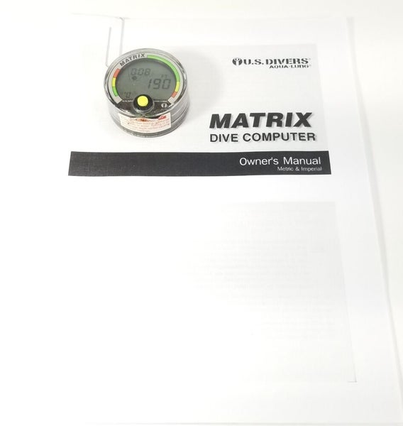 US Divers / Aqua Lung Matrix Scuba Dive Diving Computer Puck Module ...