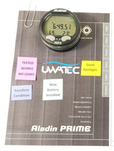 Uwatec Aladin Prime Puck Scuba Dive Diving Computer Module Air & Nitrox EXELLENT