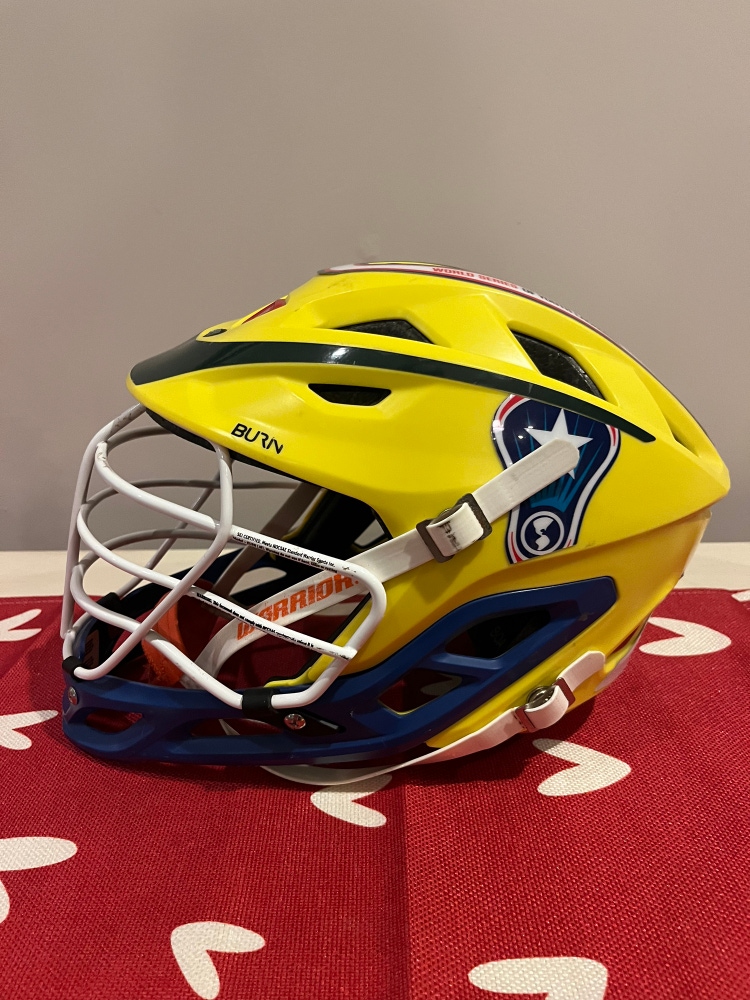 Warrior Burn Helmet **Limited Edition WORLD SERIES OF YOUTH LACROSSE**