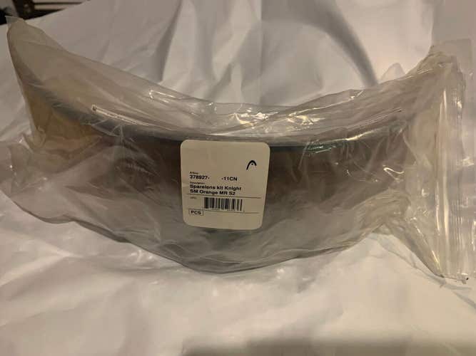 NEW spare Helmet lens visor XS/S M/L Orange MR S2