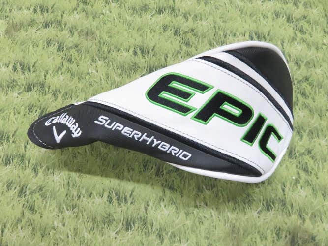 NEW * Callaway EPIC SUPER HYBRID Headcover + Number Tag