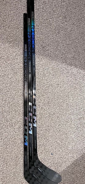 CCM Ribcor Trigger 8 PRO Junior Hockey Stick - Chrome, CCM Hockey