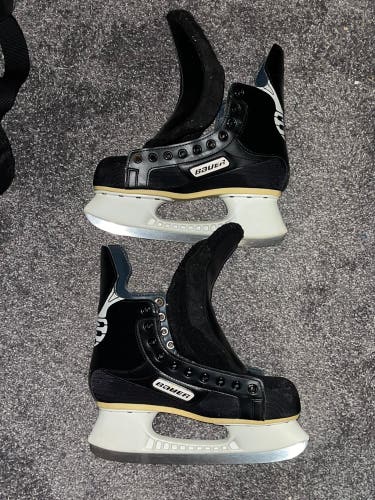 Bauer Impact 75 Authenic & Proud Ice Hockey Skates Tuuk Mens Size 9 Used Vintage