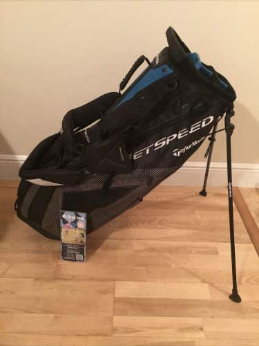 TaylorMade Jetspeed Stand Golf Bag with 5-way Dividers & Rain Cover