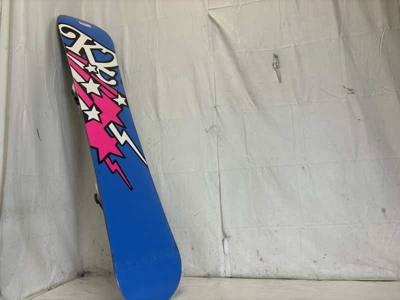 Used K2 Skyla 143 Cm Women's Snowboard W Lg Flow Flite 1 Womens
