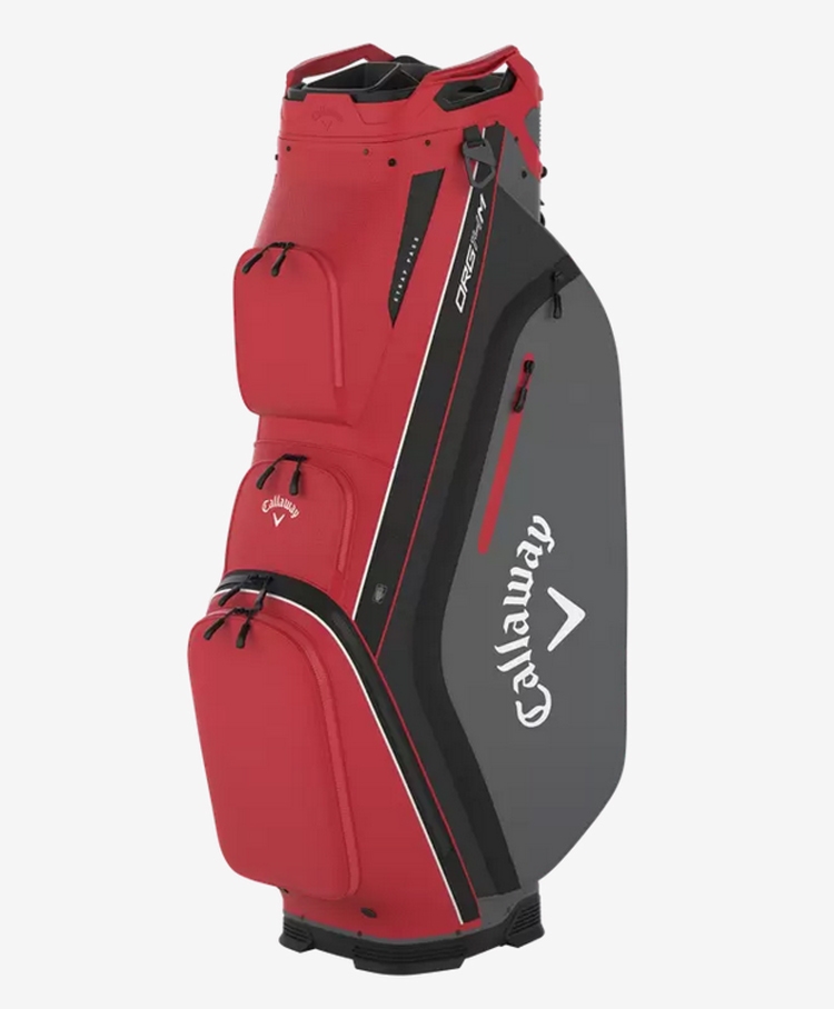 NEW Callaway Golf 2024 Org 14 M Red/Black/Graphite Cart Golf Bag