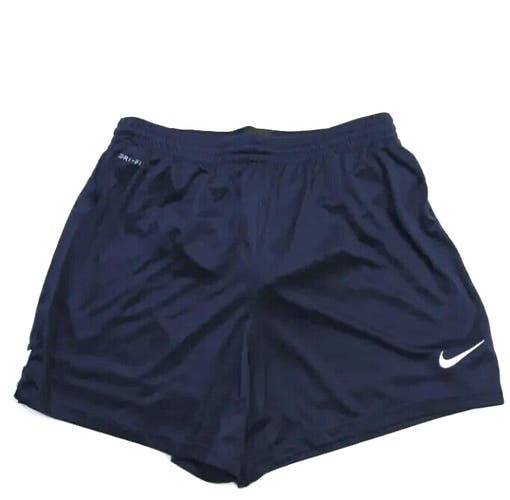 Nike Womens DriFIT Hertha 456271 Size Medium Navy White Soccer Shorts NWT $25