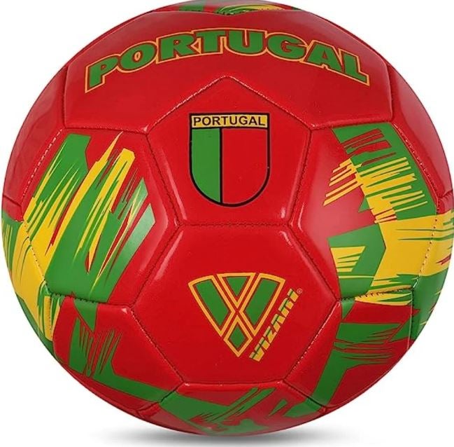 Vizari Mini National Team Soccer Balls | Portugal Red Size-MINI | VZBL91876-MINI