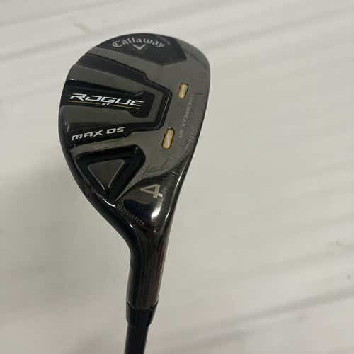 Used Callaway Rogue Max Os 4 Hybrid Regular Flex Graphite Shaft Hybrid Clubs