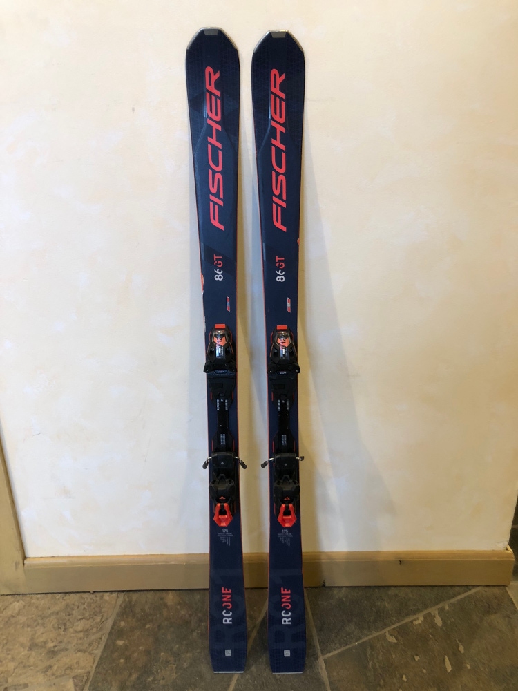 Fischer GT 86 Skis With Integrated Fischer Binding 175cm