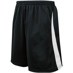 High Five Youth Unisex Albion 25381 Size Medium Black White Soccer Shorts New